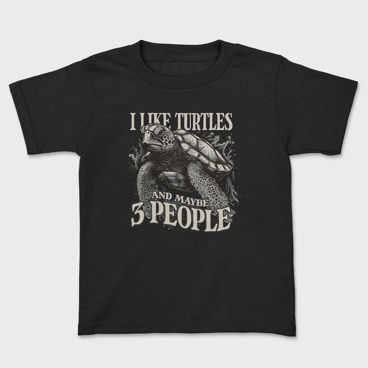 Tricou Copii, I Love Turtles