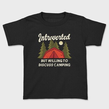 Introvert Camping, Tricou Copii