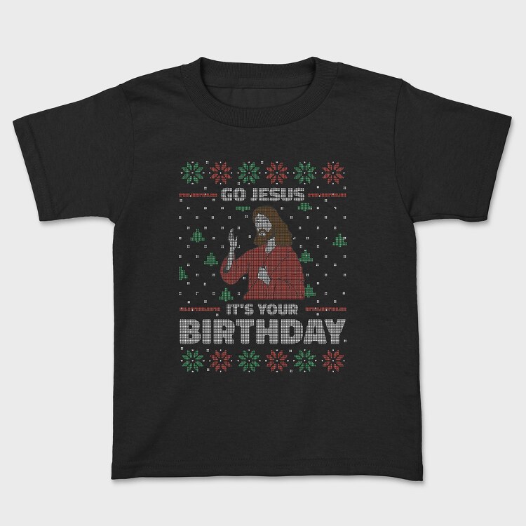 Tricou Copii, Jesus Birthday Uglysweater