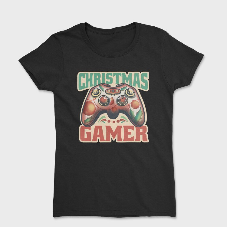 Tricou Femei, Joystick Christmas