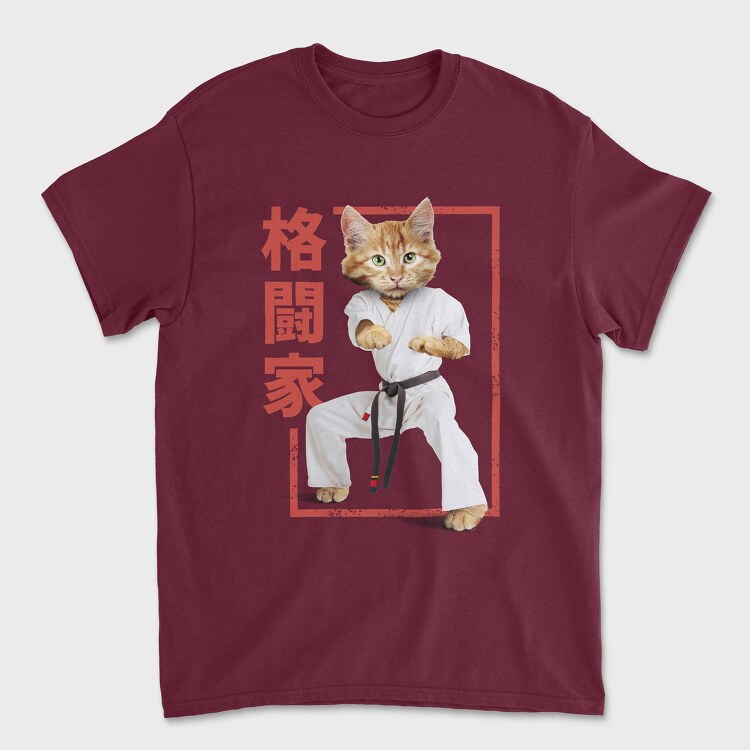 Tricou Barbati (Unisex), Karate Cat