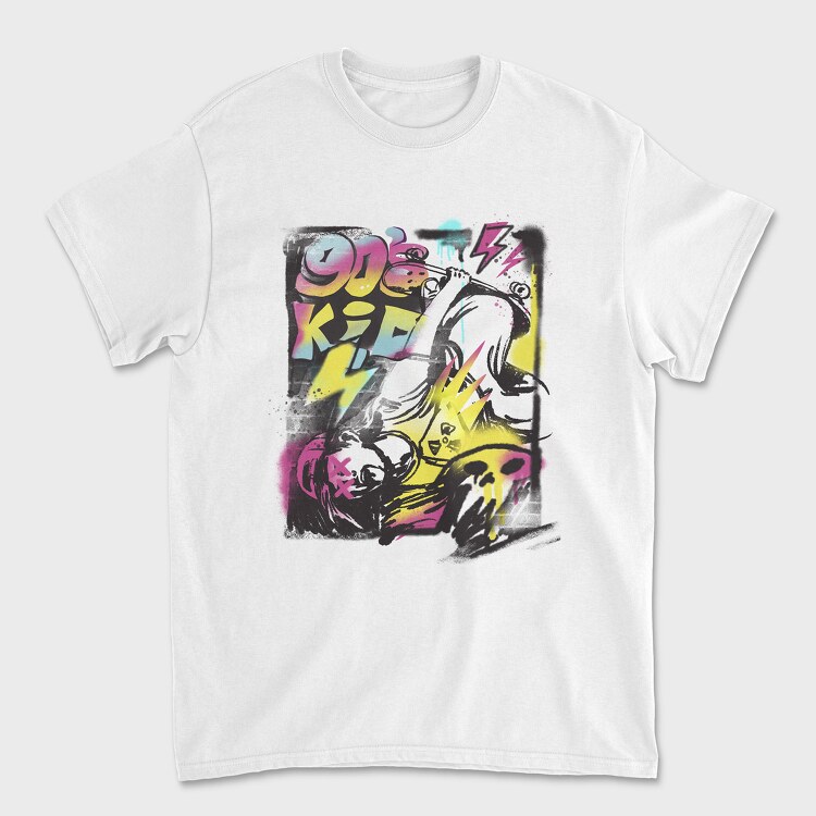 Kid Skate Graffiti, Tricou Barbati (Unisex)