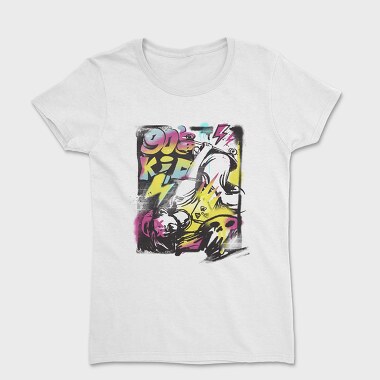 Tricou Femei, Kid Skate Graffiti