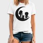 Moon Kids Silhouette In The Moon, Tricou Barbati (Unisex)