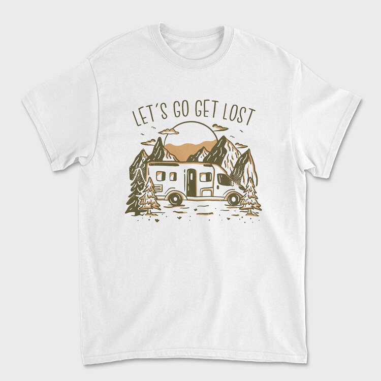 Lets Get Lost Van, Tricou Barbati (Unisex)