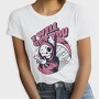 Cute Grim Reaper Halloween Skull, Tricou Femei
