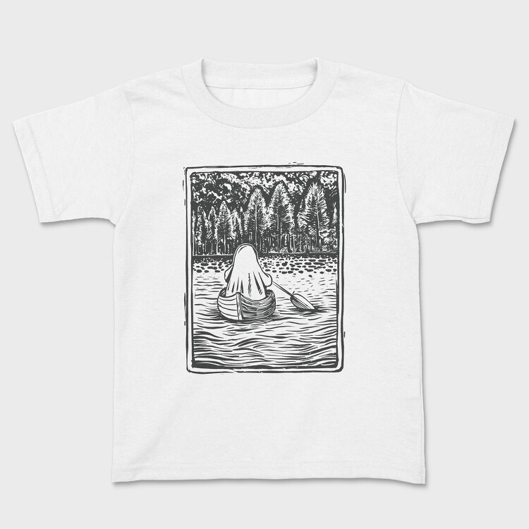 Lino Art Ghost Boat, Tricou Copii