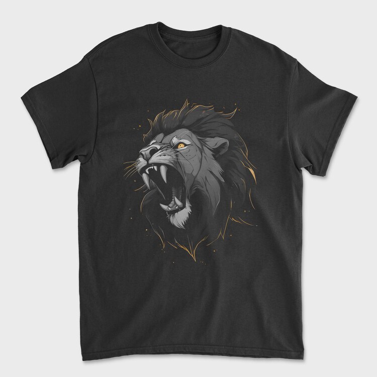 Tricou Barbati (Unisex), Lion Duotone