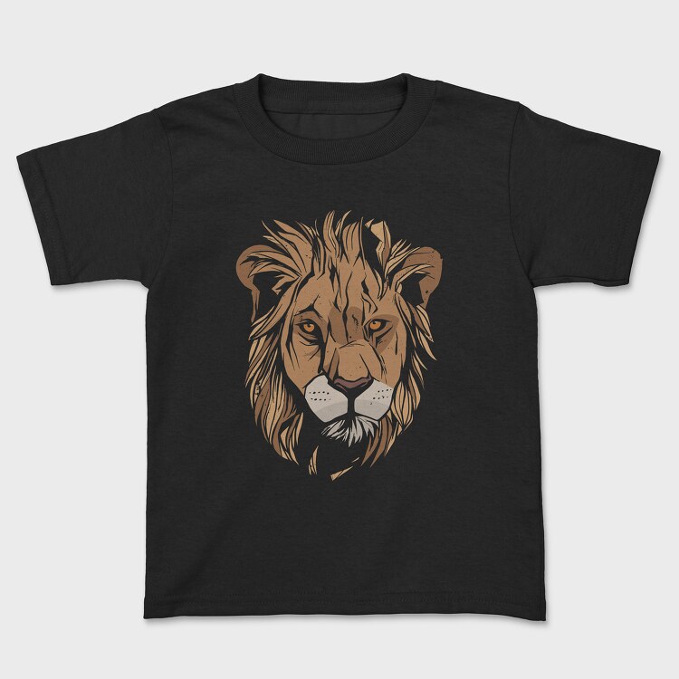 Tricou Copii, Lion Grunge