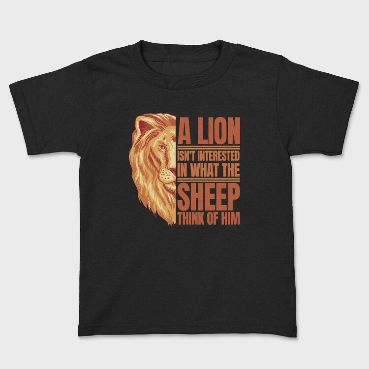 Lion Quote, Tricou Copii