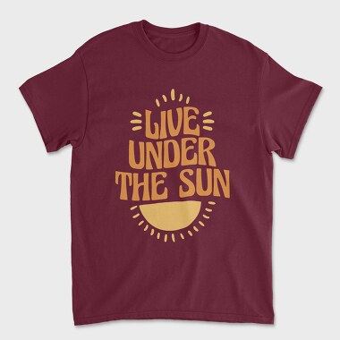 Live Under the Sun, Tricou Barbati (Unisex)