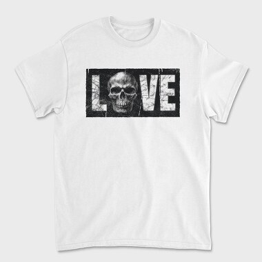 Love Skull, Tricou Barbati (Unisex)