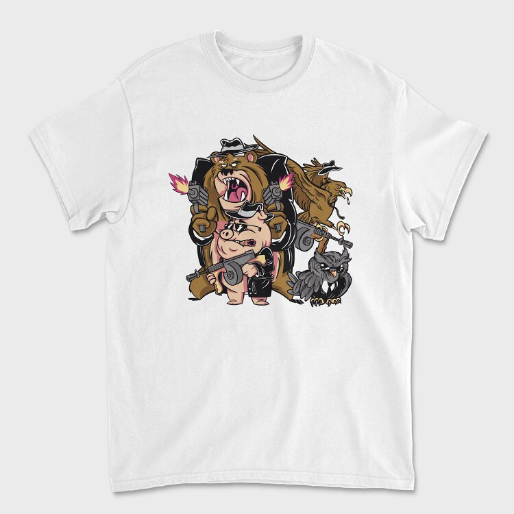 Mafia Animals, Tricou Barbati (Unisex)