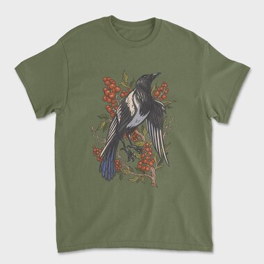 Magpie Berries, Tricou Barbati (Unisex)