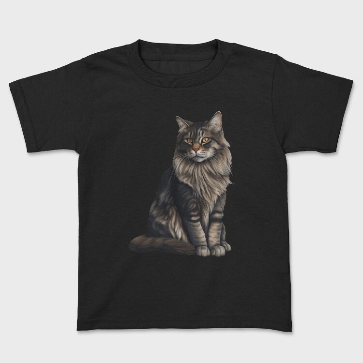 Tricou Copii, Maine Coon Cat