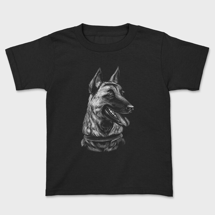 Tricou Copii, Malinois Belga Dog