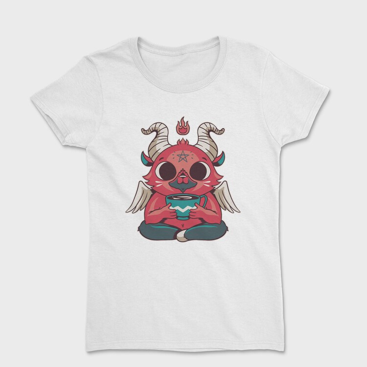 Mini Baphomet Coffee, Tricou Femei