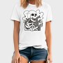 Skeleton Coffee, Tricou Barbati (Unisex)