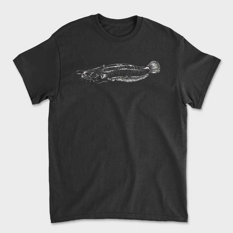 Tricou Barbati (Unisex), Monochrome Catfish