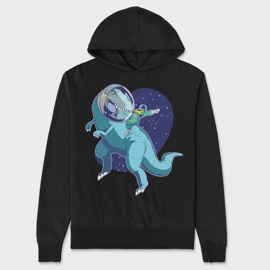 Hanorac Barbati (Unisex), Astronaut Riding Dino