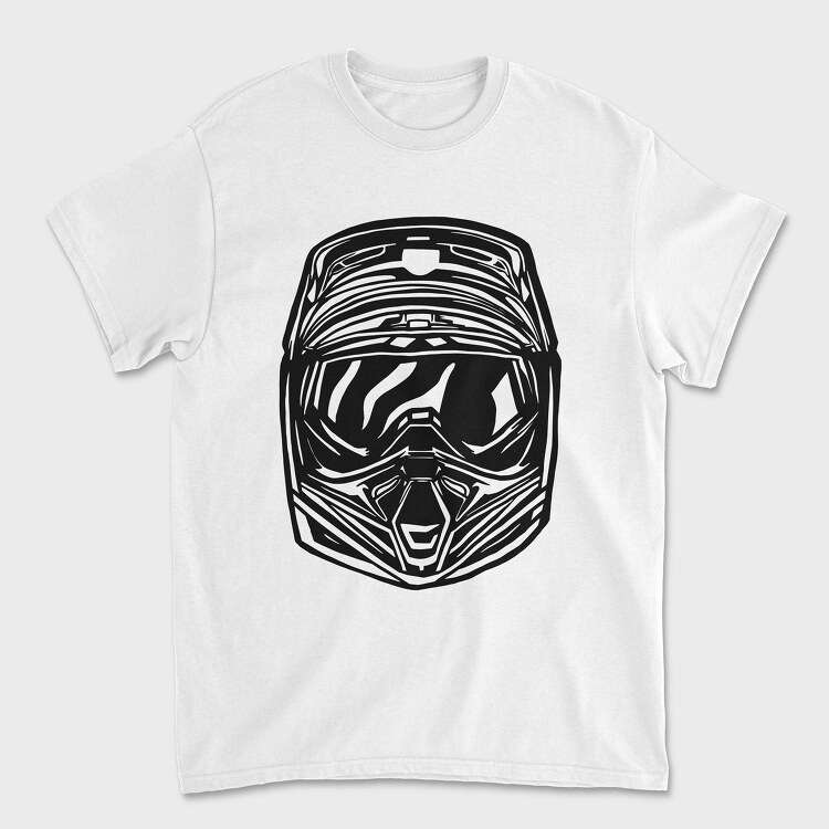 Tricou Barbati (Unisex), Motocross Helmet