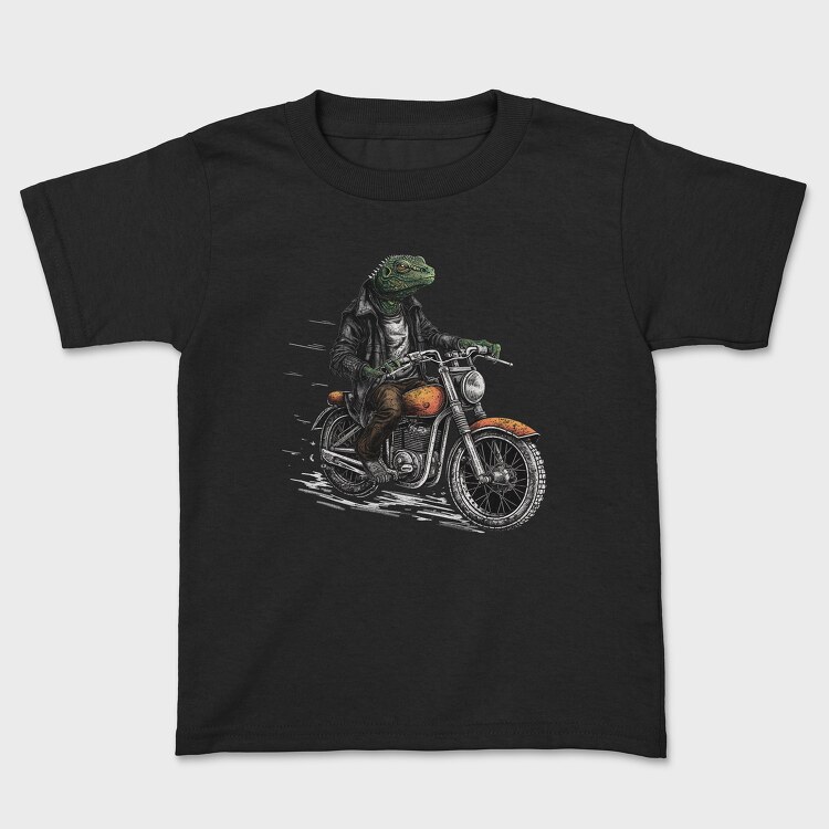 Tricou Copii, Motorbike Lizard