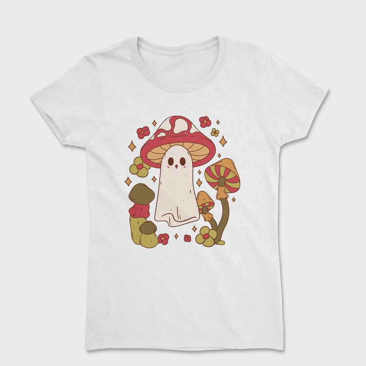 Tricou Femei, Mushroom Ghost