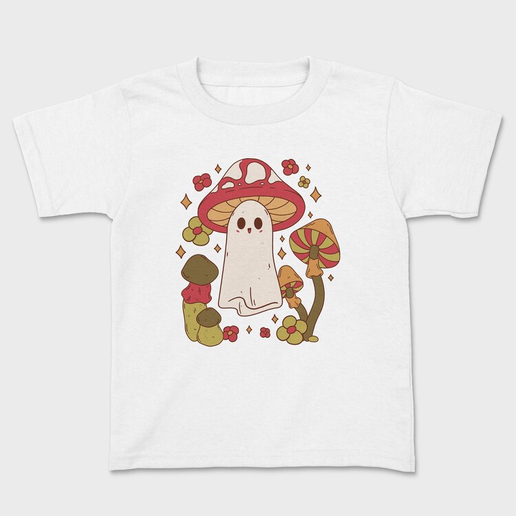 Tricou Copii, Mushroom Ghost