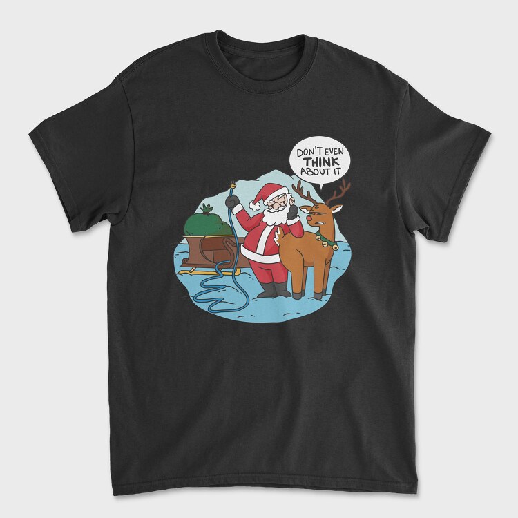 Tricou Barbati (Unisex), Naughty Santa