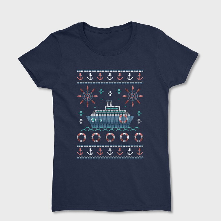 Tricou Femei, Nautic Ugly Sweater