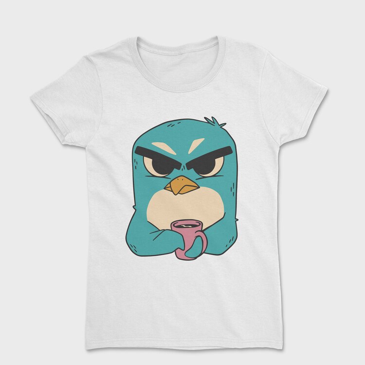 Tricou Femei, Penguin Coffee