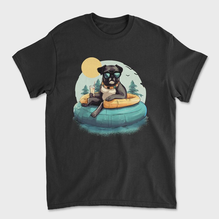 Tricou Barbati (Unisex), Pool Dog Summer