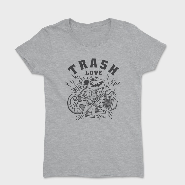 Tricou Femei, Possum Trash Love