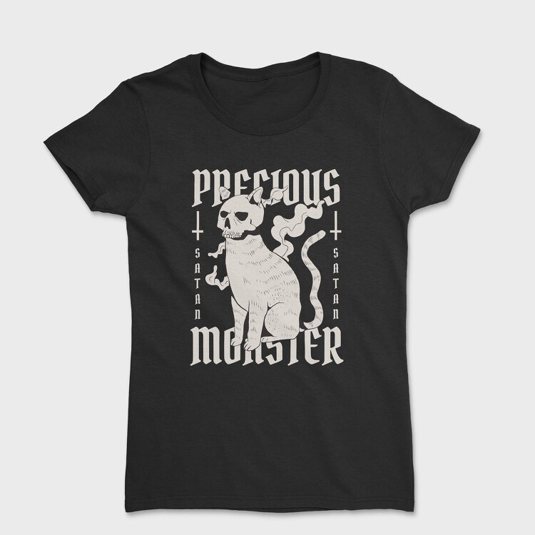 Tricou Femei, Precious Monster Cat