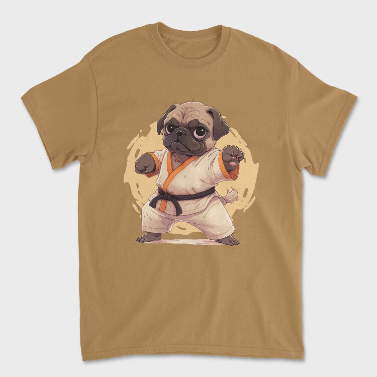 Tricou Barbati (Unisex), Pug Karate