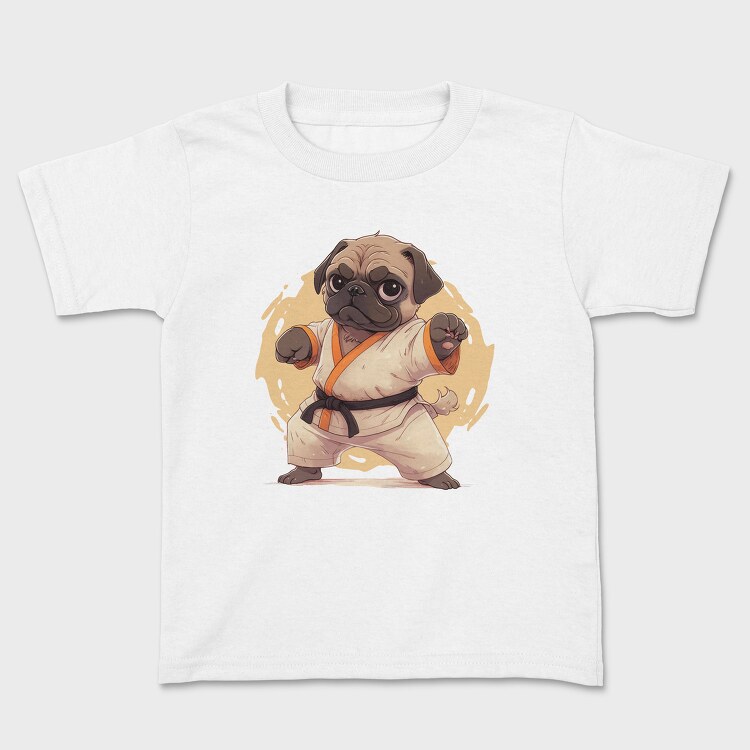 Tricou Copii, Pug Karate