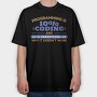Programming Coding Quote Programming Is, Tricou Oversize Barbati (Unisex)