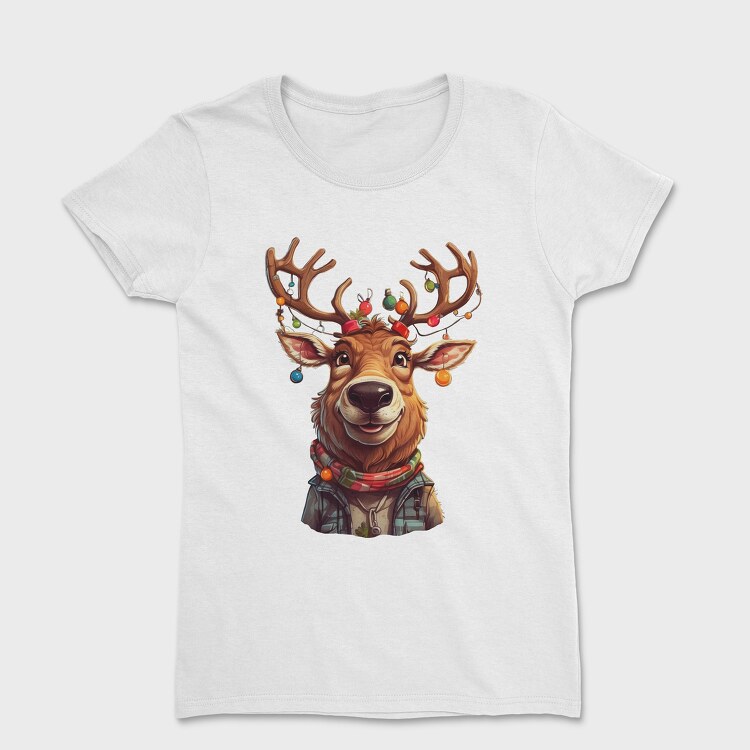 Tricou Femei, Reindeer Christmas Funny