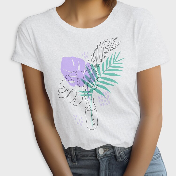 Tote Bag Continuous Line 01, Tricou Femei