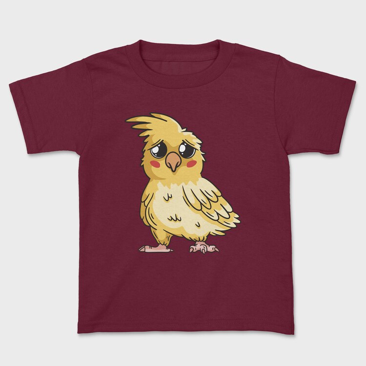 Tricou Copii, Sad Cockatiel