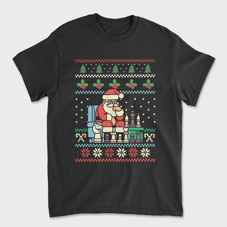 Tricou Barbati (Unisex), Santa Chess