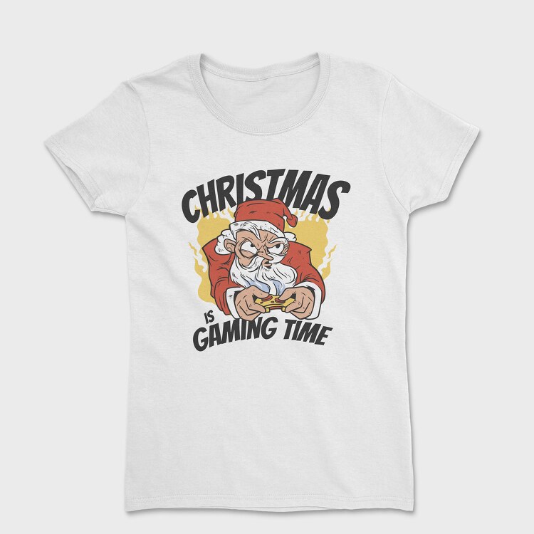 Tricou Femei, Santa Gaming