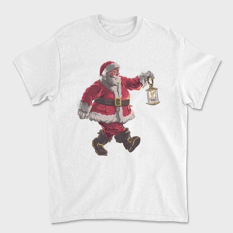 Tricou Barbati (Unisex), Santa Walking