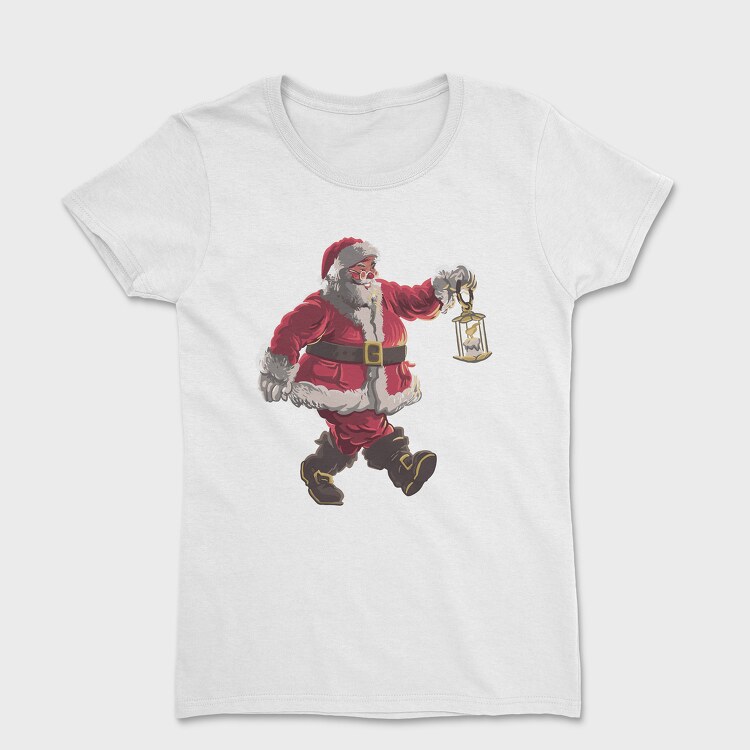 Tricou Femei, Santa Walking