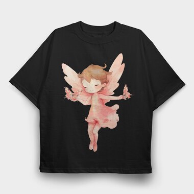 Angelic Butterfly Dreams, Tricou Oversize Barbati (Unisex)