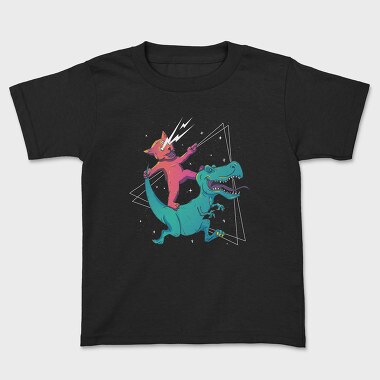 Tricou Copii, Trippy Cat