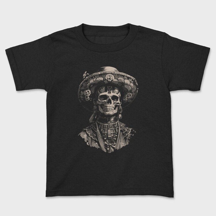 Skull Traditional, Tricou Copii