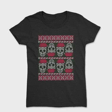 Skulls Ugly Sweater, Tricou Femei