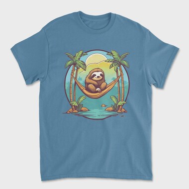 Sloth in a Hammock, Tricou Barbati (Unisex)