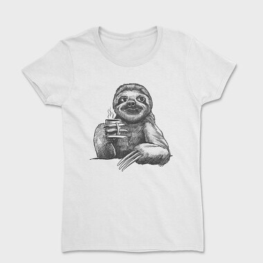 Sloth Sketch Coffee, Tricou Femei